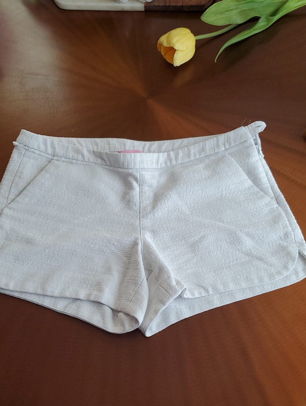 Lilly Pulitzer White  Shorts with Pink Label